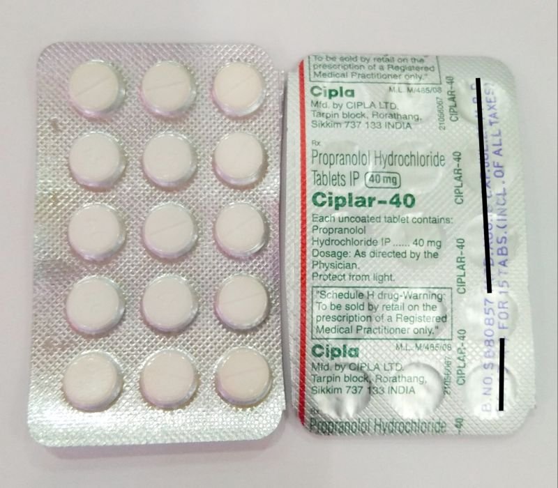  Ciplar 40 Propranobol Hydrochloride Tablets 